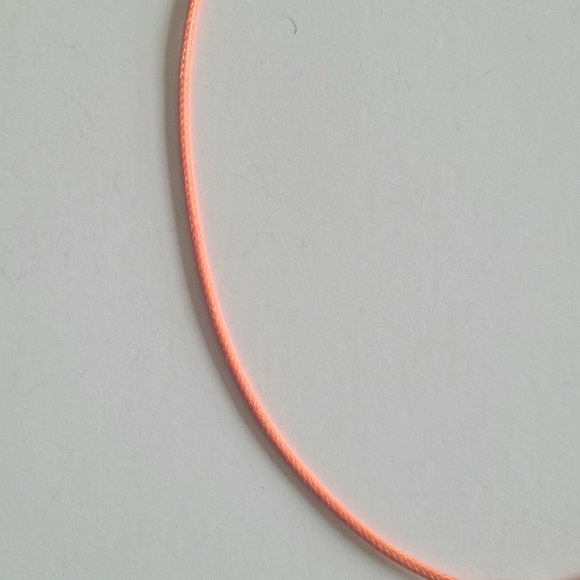 Lizard Orange Cord Necklace - Picture 4 of 4